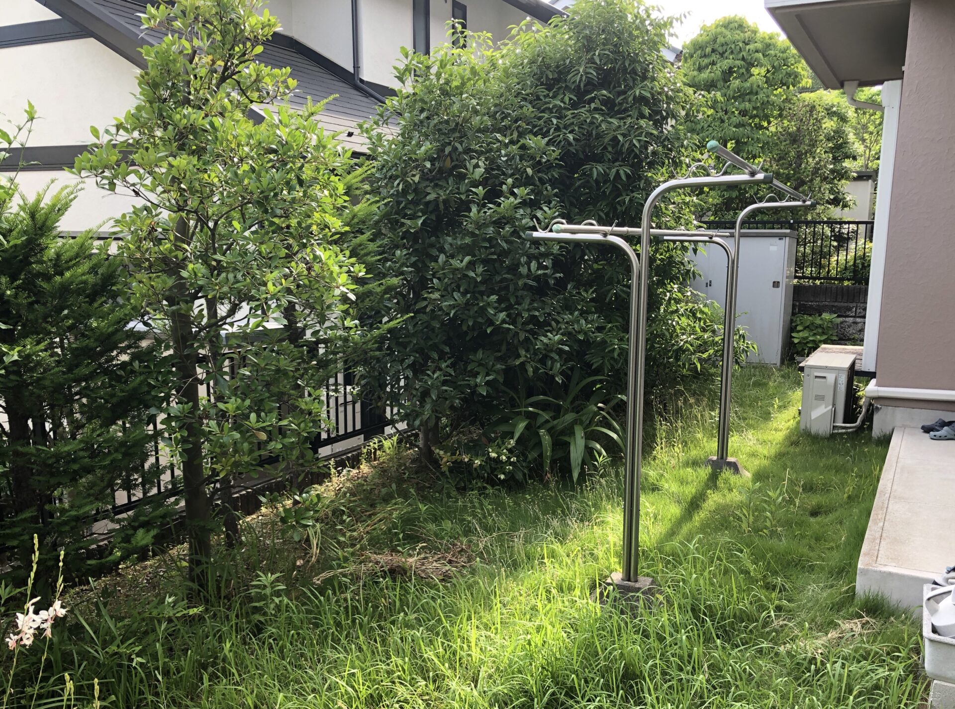 お庭のリフォームご相談訪問。