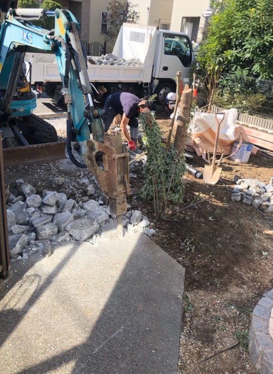 お庭リフォーム報告♪