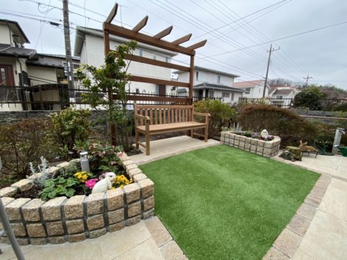 憩いの空間完成