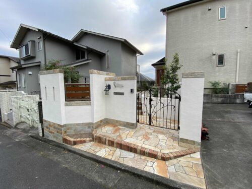 お家の顔、玄関周りがスッキリ！