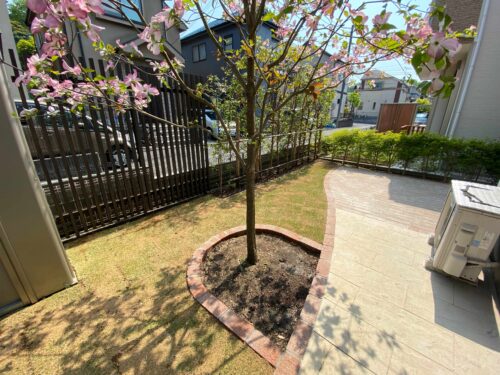 つい出てみたくなるお庭