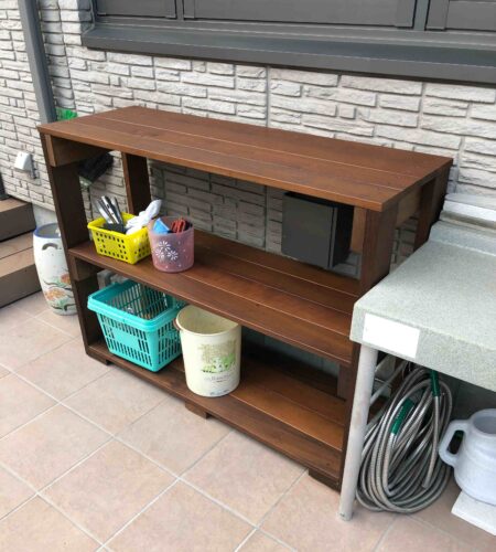 オーダーメイドで棚づくり