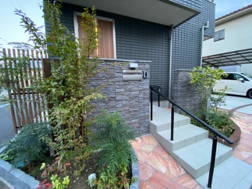 玄関周りはお家の顔