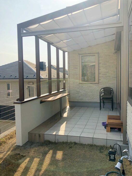 自宅でグランピング