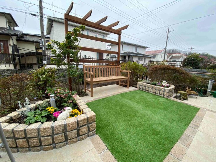 人工芝の取り入れ方