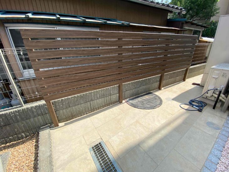 オーダーメイドで作る目隠しフェンス