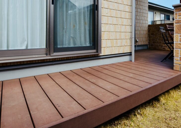 ウッドデッキの高さ