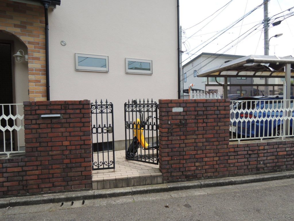 庭エントランス　リフォーム前