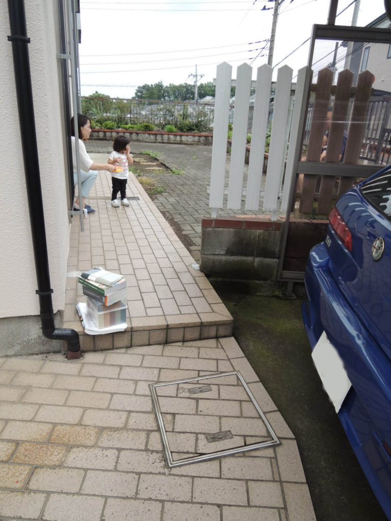 庭リフォーム前　町田市