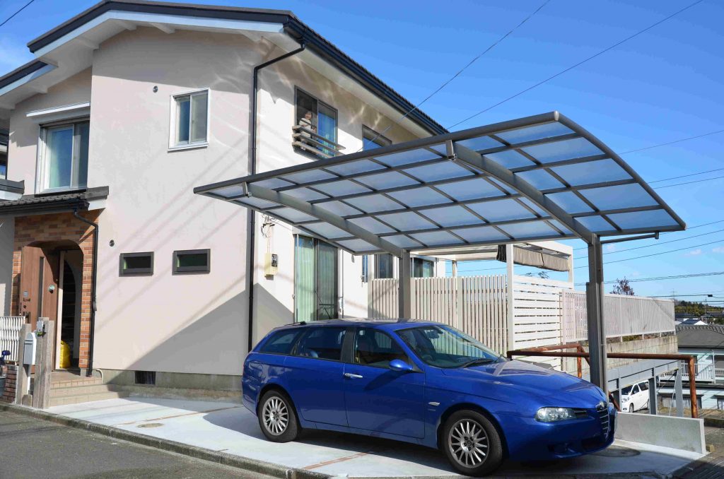 カーポート　リフォーム後